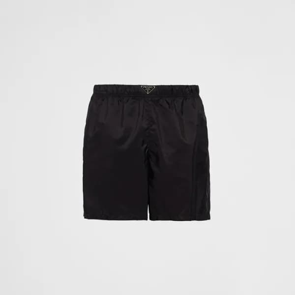 프라다 남성 삼각 로고 쇼츠 - Prada Mens Shorts - prc6885x - 1