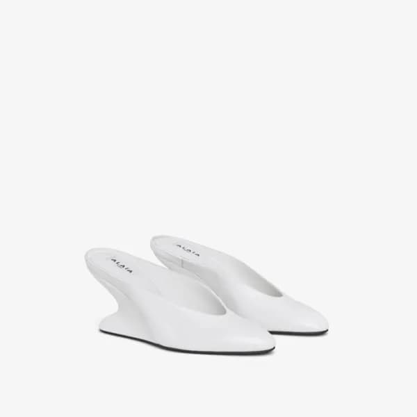 알라이아 여성 Curve 웨지 뮬 - Alaia Womens Curve Wedge Mule… - 1