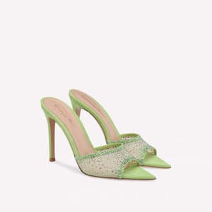 지안비토 로시 여성 라니아 85 스웨이드 뮬 - Gianvito Rossi Womens R…