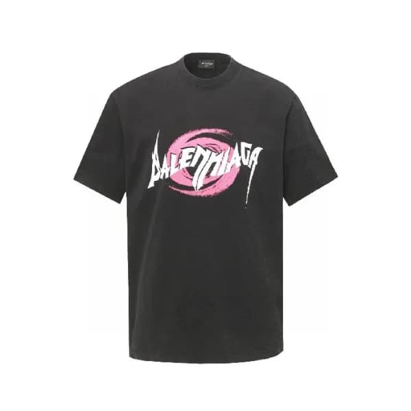 발렌시아가 남성 라운드 반팔 티셔츠 - Balenciaga Mens Round Tshirt… - 1