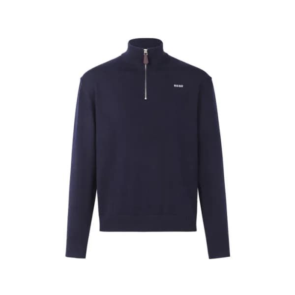 미우미우 남성 집업 니트웨어 - Miumiu Unisex Zip-up Knitwear - … - 1