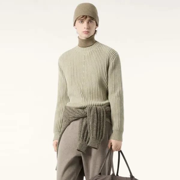 로로피아나 남성 라운드 스웨터 - Loro Piana Mens Round Sweater -… - 1