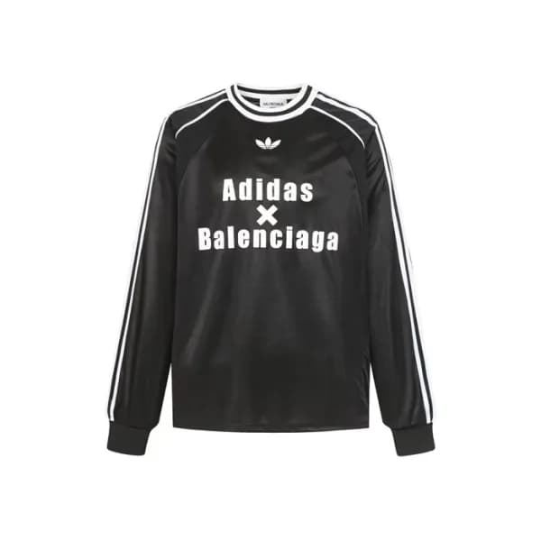 발렌시아가 남성 라운드 긴팔티 - Balenciaga Mens Round Tshirt - … - 1