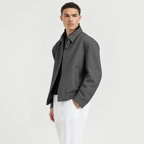 브루넬로쿠치넬리 남성 베이직 재킷 - Brunello Cucinelli Mens Basic… - 1