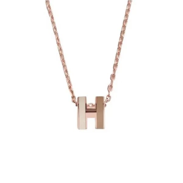 에르메스 여성 미니 팝 H 목걸이 - Hermes Womens Mini Pop H Neck… - 1
