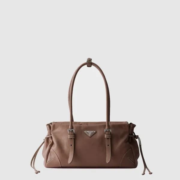 프라다 여성 보니 미디엄 앤티크 가죽 토트백 1BG628 - Prada Womens Bon… - 1