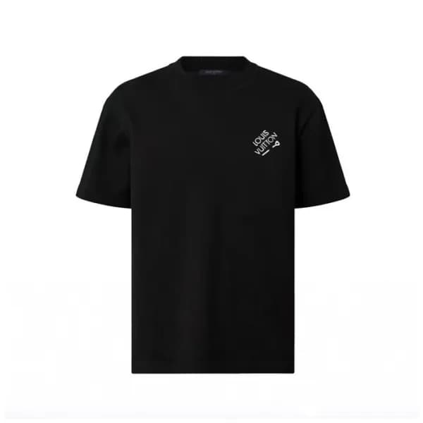 루이비통 남성 라운드 반팔 티셔츠 - Louis vuitton Mens Round Tshi… - 1