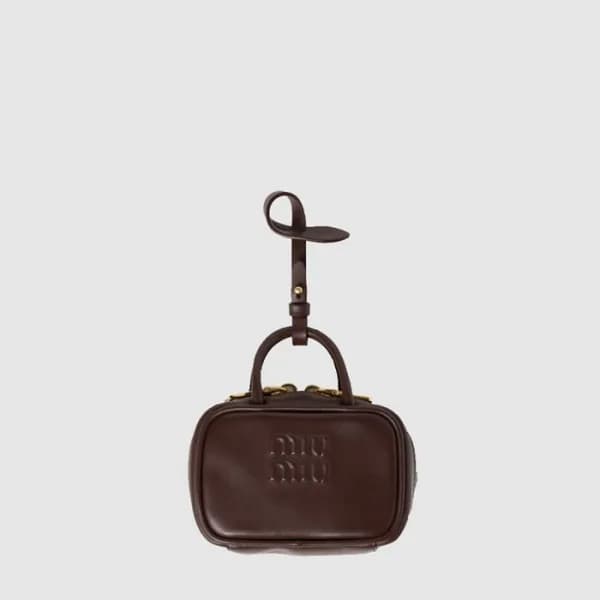 미우미우 여성 가죽 마이크로 보 백 - MiuMiu Womens Leather Micro … - 1
