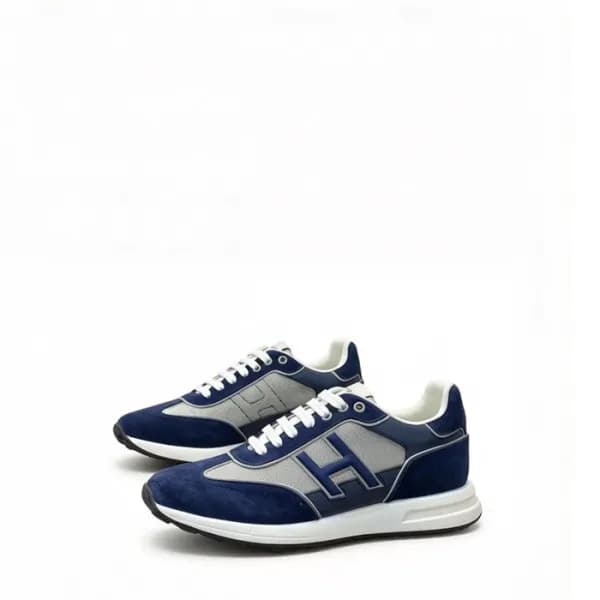 에르메스 남성 가죽 스니커즈 - Hermes Mens Leather Sneakers - h… - 1
