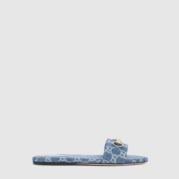 구찌 여성 홀스빗 슬라이드 샌들 - Gucci Womens Horsebit Slide Sa… - 1