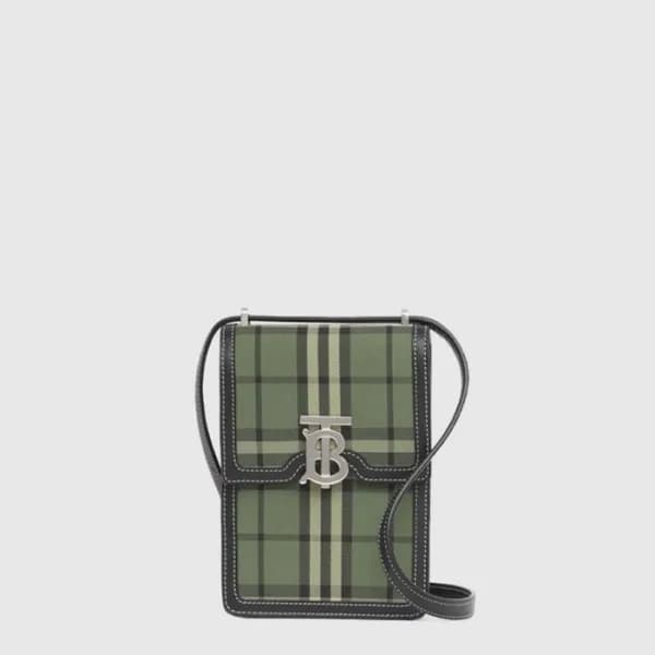 버버리 여성 체크 로빈 백 - Burberry Womens Check Robin Bag -… - 1