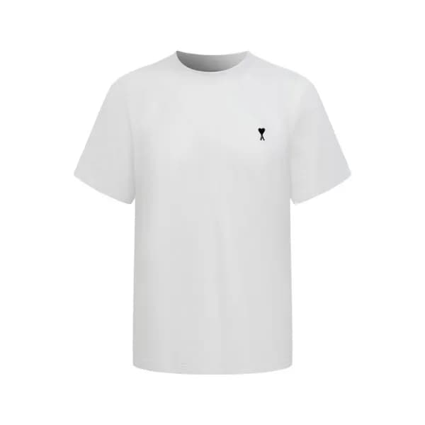 아미 남성 오버사이즈 티셔츠 - Ami Mens Oversized Tshirt - amc1… - 1