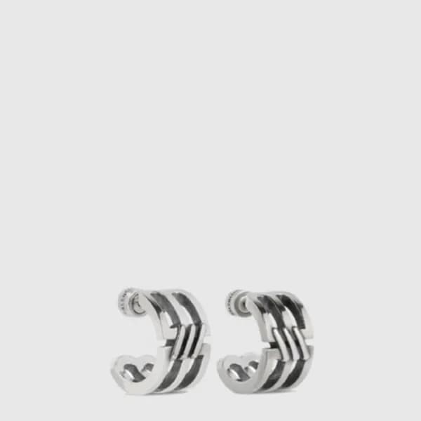 발렌시아가 남/녀 골드 이어링 - Balenciaga Unisex Gold Earring … - 1
