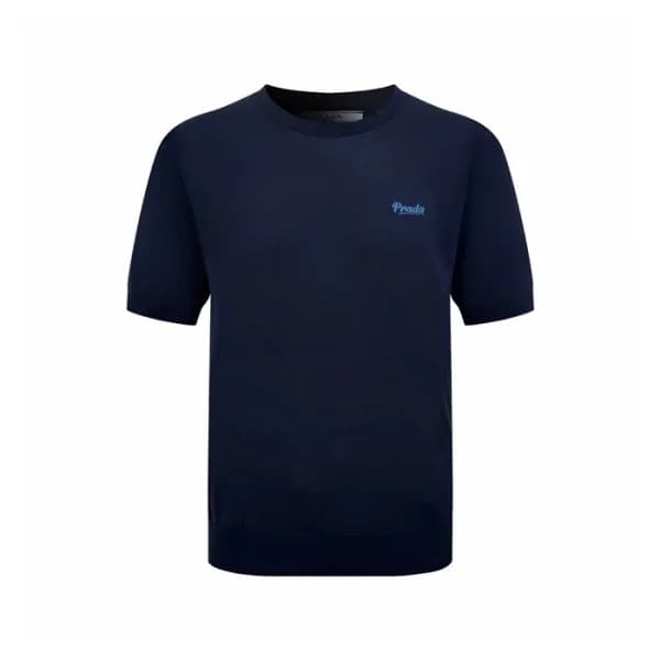 프라다 남성 라운드 반팔티 - Prada Mens Round Tshirt - prc1542… - 1