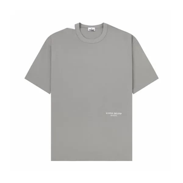 스톤아일랜드 남성 라운드 반팔 티셔츠 - Stone Island Mens Round Tsh… - 1