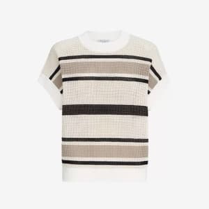 브루넬로쿠치넬리 여성 라운드 티셔츠 - Brunello Cucinelli Womens Ro…