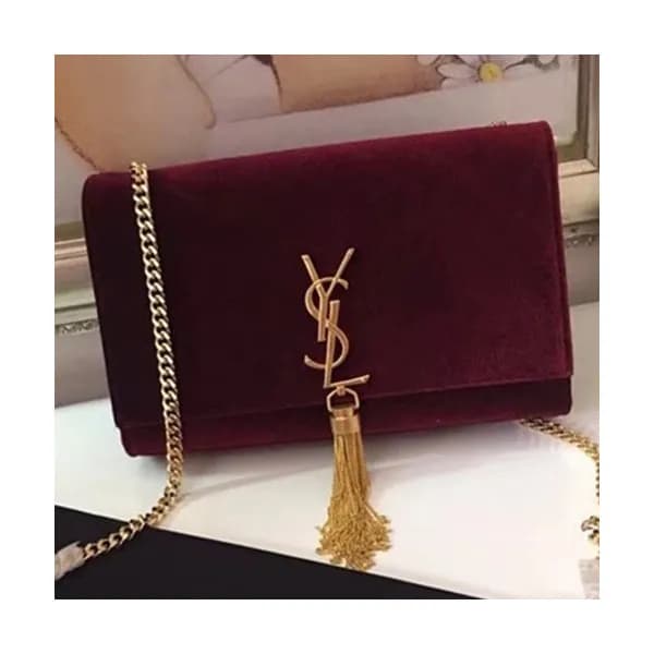 Saint Laurent Women Tassel Chain Satchel Shoulder … - 1