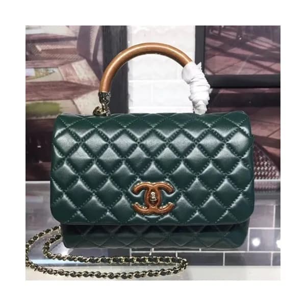 Chanel 2018 Coco Chain Handle Shoulder Bag,21CM - … - 1