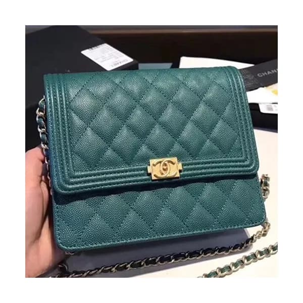 Chanel WOC Chain Cross Bag,17CM - 샤넬 WOC 체인 크로스백,C… - 1