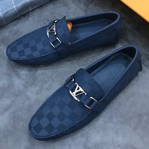 LOUIS VUITTON 2018 MENS STRAP LEATHER LOAFER - 루이… - 1