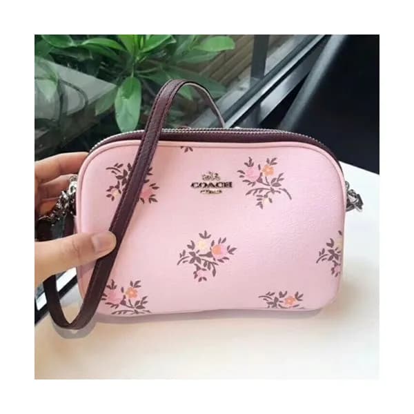 Coach Leather Camera Shoulder Bag,19.5cm - 코치 레더 카… - 1