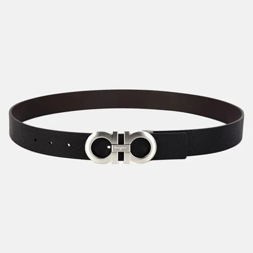 Salvatore Ferragamo 2019 Mens Gancio Business Leat… - 1