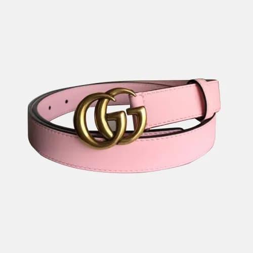 Gucci 2019 Ladies GG Buckle Leather Belt - 구찌 신상 여… - 1