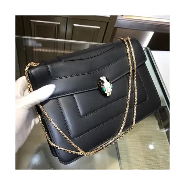 Bvlgari Serpenti Forever Chain Shoulder Bag,28CM -… - 1