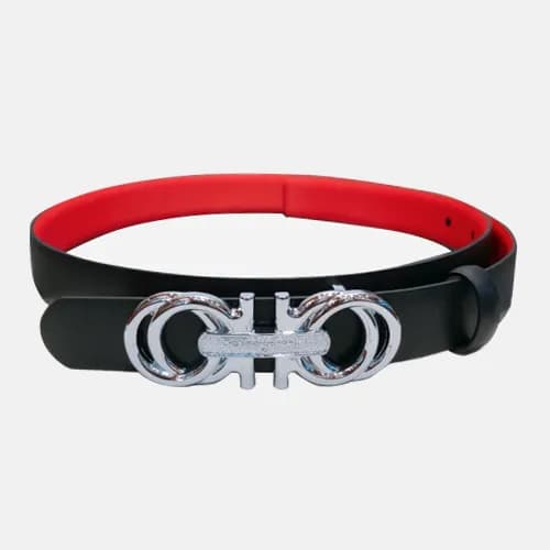 Salvatore Ferragamo 2019 Ladies Gancini Buckle Lea… - 1