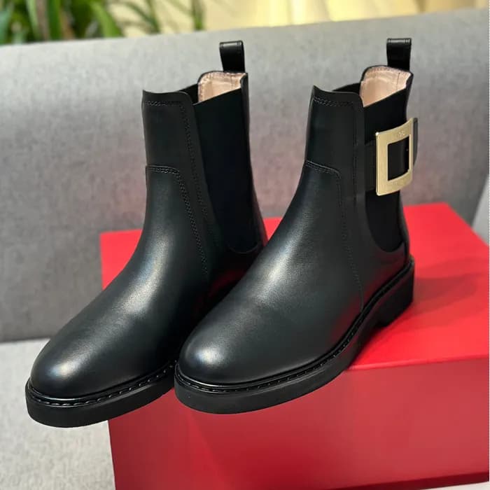 페라가모 여성 클래식 앵클 부츠 - Ferragamo Women Classic Boots … - 1