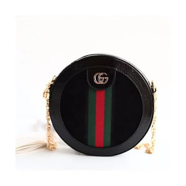 Gucci GG Ophidia Mini Velvet Round Women Shoulder … - 1
