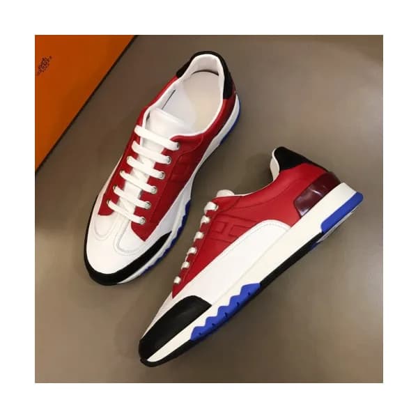 Hermes 2019 Mens Parfunms Leather Sneakers - 에르메스 … - 1