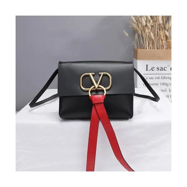 Valentino 2019 V-ring Leather Super Mini Shoudler … - 1
