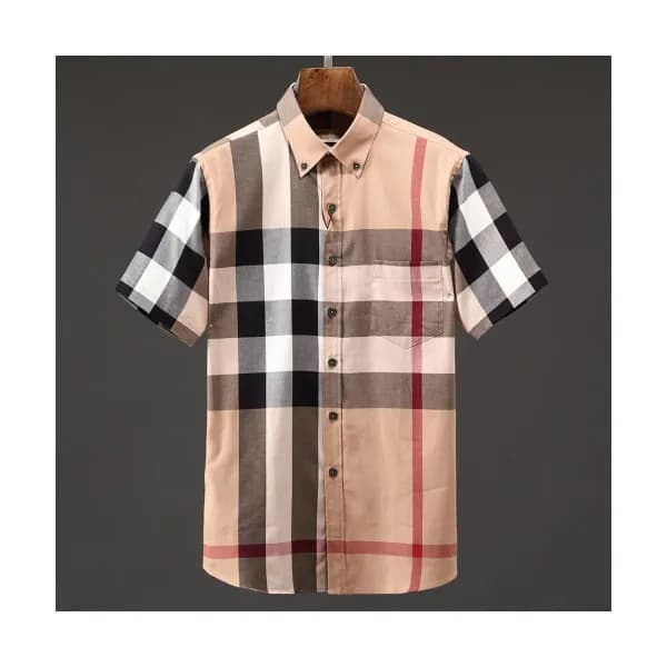 [클래식]Burberry 2019 Mens London Check Cotton Short … - 1