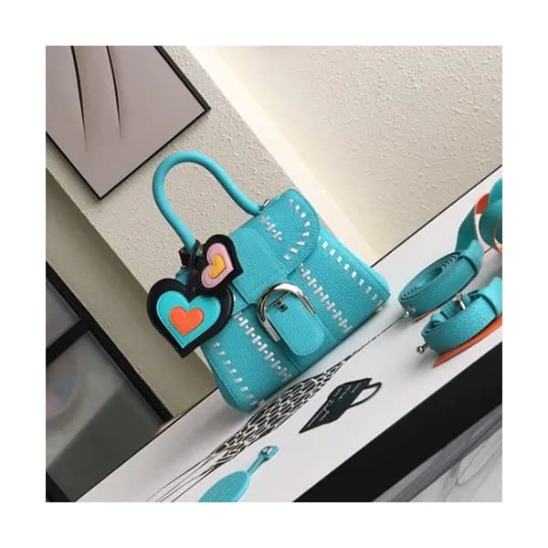 Delvaux 2019 Leather Tote Shoulder Bag,20CM - 델보 2… - 1