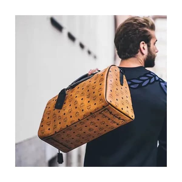 MCM Visetos 2019 Canvas Boston Bag,50.5cm - 엠씨엠 20… - 1