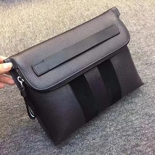 Bally 2019 Leather Clutch Bag,28cm - 발리 2019 레더 남… - 1