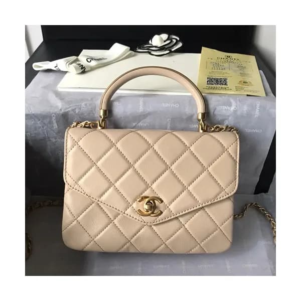 Chanel 2019 Leather Chain Shoulder Cross Bag ,19C… - 1