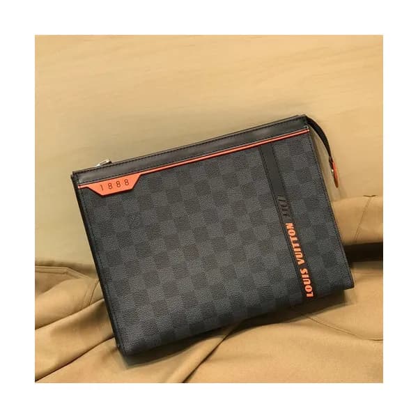 Louis Vuitton 2019 Pochette Voyage Clutch Bag,26cm… - 1