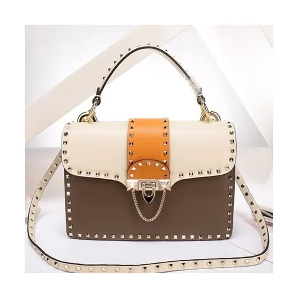 Valentino 2019 Leather Tote Shoudler Cross Bag,24… - 1