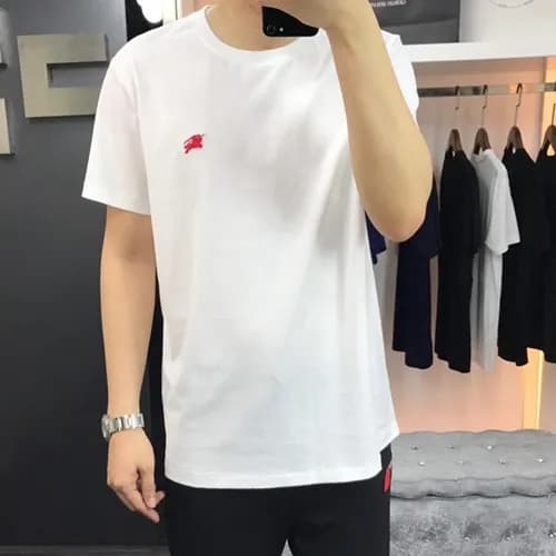Burberry 2019 Mens Logo Polo Cotton Short Sleeved … - 1