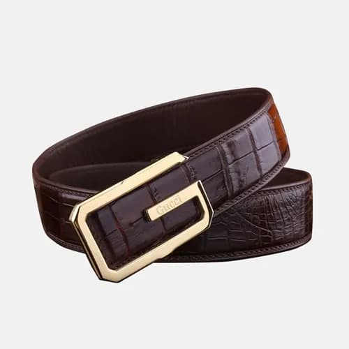 Gucci 2019 Mens Crocodile Leather Belt - 구찌 2019 남… - 1