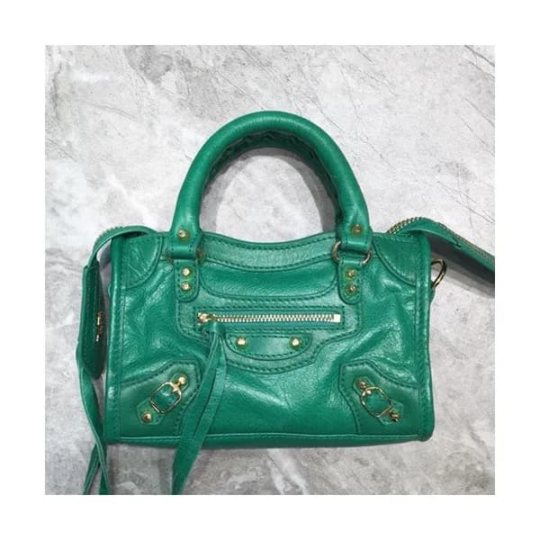 Balenciaga 2019 City Leather Super Mini Tote Shoul… - 1