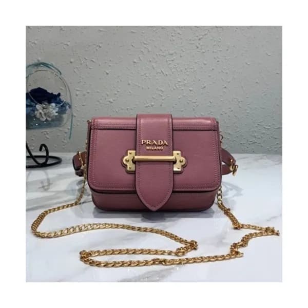 Prada 2019 Cahier Leather Hip Sack / Clutch Bag / … - 1