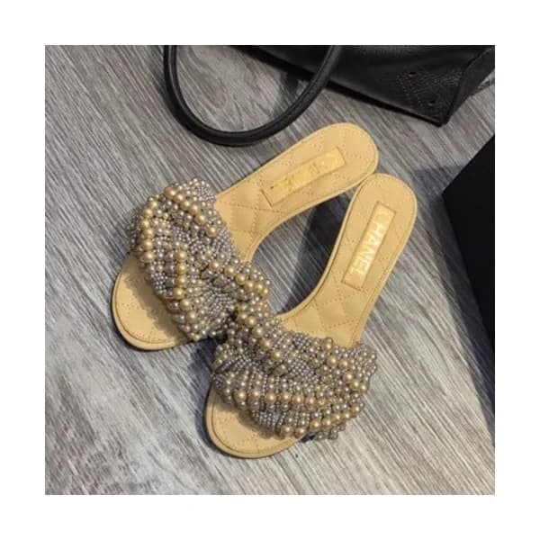 Chanel 2019 Ladies Mddle Heel Slipper - 샤넬 2019 여성… - 1