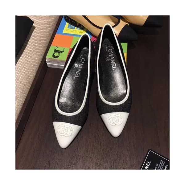 Chanel 2019 Ladies Denim Flat Shoes - 샤넬 2019 여성용 … - 1