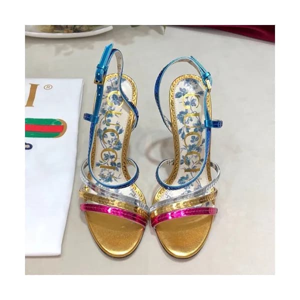 Gucci 2019 Ladies Leather High Heel Sandal - 구찌 20… - 1