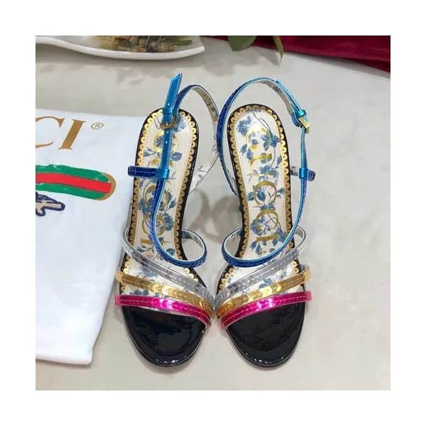 Gucci 2019 Ladies Leather High Heel Sandal - 구찌 20… - 1