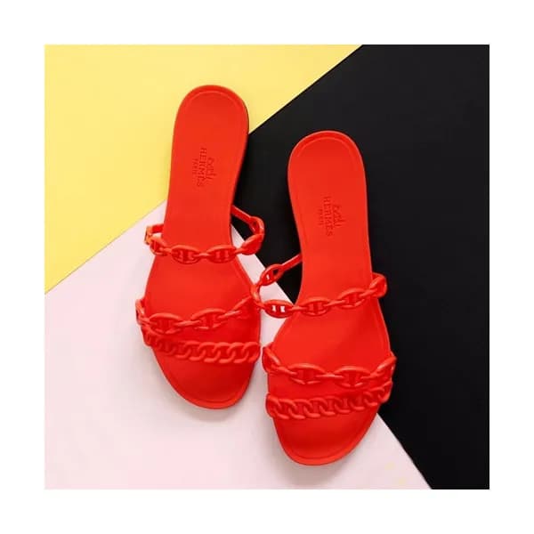 Hermes 2019 Ladies PVC Slipper - 에르메스 2019 여성용 PVC… - 1