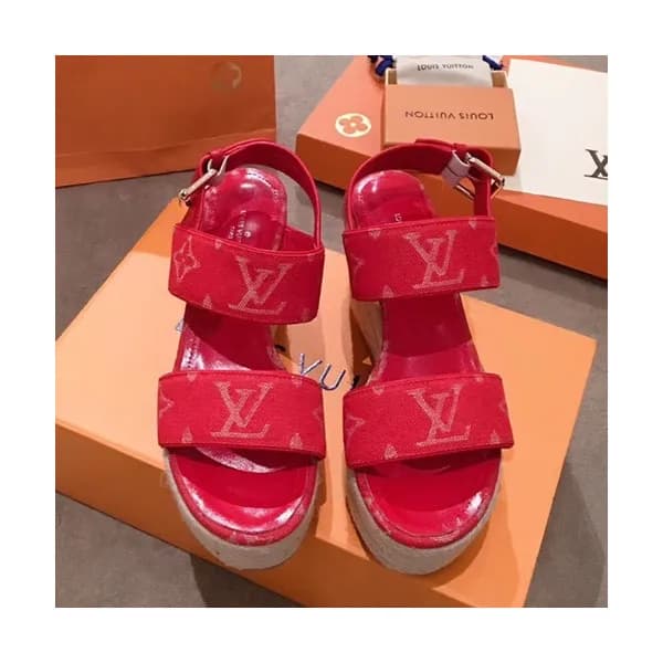 Louis Vuitton 2019 Ladies Wedge Sandal - 루이비통 2019… - 1